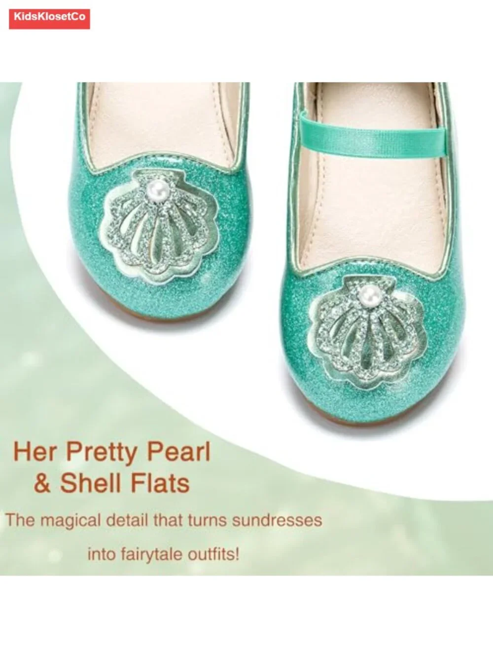 Toddler Girls Mary Jane Flats Easy On Comfort Dress Shoes with Cushioned Fit